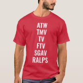 Nur für echte Swiffts - ATWTMVTVFTVSGAVRALPS T-Shirt (Vorderseite)