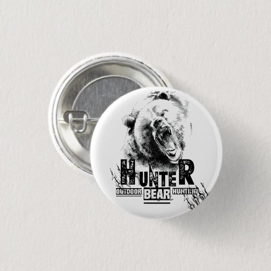 Nur für echten Jäger-T - Shirt Button (Vorne & Hinten)