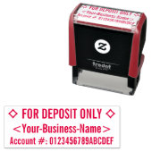 "NUR FÜR EINLADUNG" & Individuelle Name Kautschuk  Permastempel (Beispiel)