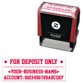 "NUR FÜR EINLADUNG" + Name Kautschuk-Briefmarke Permastempel (Beispiel)