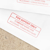 Nur für Einlagen bei der Business Company Bank Permastempel