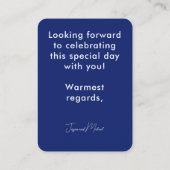 Nur für Erwachsene gedeihliche Kornblume Begleitkarte (Rückseite)