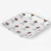 Nur für Freunde 30 Girls Boys Kinder Juli Freundsc Pappteller (Gewinkelt)