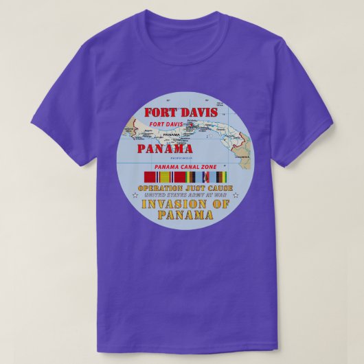 Nur für Ft Davis CZ w Karte mit Svc Ribbons T-Shirt (Design vorne)