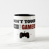 Nur für Gamers (zwei Ton-Tasse) Zweifarbige Tasse (Mittel)