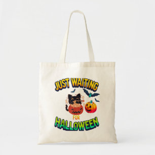 nur für Halloween Black Cat Van Gogh Starr Tragetasche