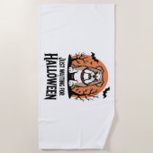 Nur für Halloween Hund Gewartet Strandtuch (Vorderseite)