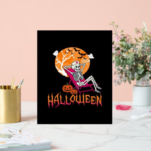 Nur für Halloween Summer Nurse Skelett P Gewartet Acrylschild (Hochzeit)