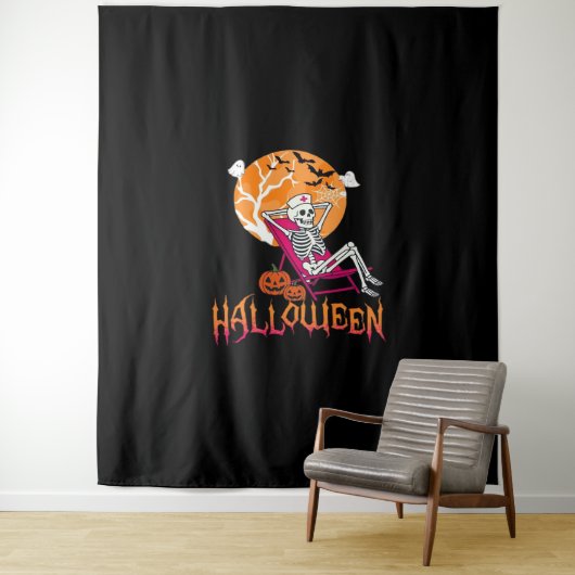 Nur für Halloween Summer Nurse Skelett P Gewartet Wandteppich (Beispiel)