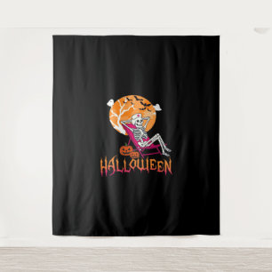 Nur für Halloween Summer Nurse Skelett P Gewartet Wandteppich