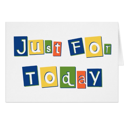 Nur für heute (Vorderseite (Horizontal))