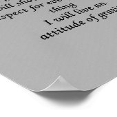 Nur für heute Bluebird Inspiration Poster (Ecke)