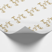 Nur für heute Erholung zitieren OM NA-Slogan Gesch Geschenkpapier (Ecke)