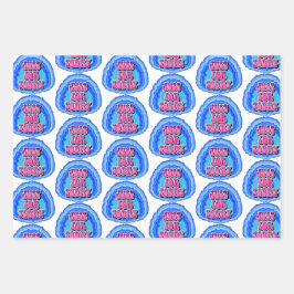 Nur für heute Geode 12 Step OM Erholung Slogan Geschenkpapier Set