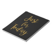 Nur für heute Gold OM NA 12 Stufen Erholung Notizblock (Rotiert)