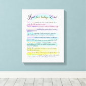 Nur für heute, Herr Leinwanddruck (Insitu (Holzboden))