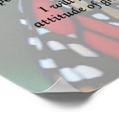 Nur für heute Monarch Butterfly Inspiration Poster (Ecke)