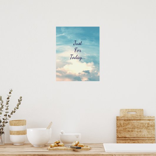 Nur für heute... poster (Küche)