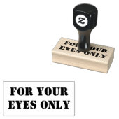 NUR FÜR IHRE AUGEN GUMMISTEMPEL (Stempel)
