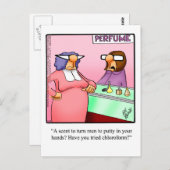 Nur für Lachs Spaß Postkarte (Vorne/Hinten)