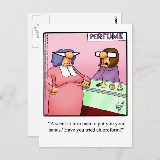 Nur für Lachs Spaß Postkarte (Vorne/Hinten)