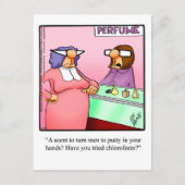 Nur für Lachs Spaß Postkarte (Vorderseite)