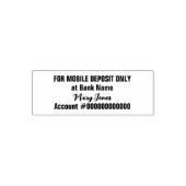 Nur für mobile Einlagen: Name der Bankzettel Permastempel (Design)