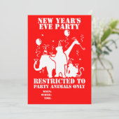 Nur für Party Einladung (Stehend Vorderseite)