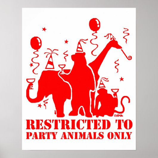 Nur für Party Poster (Vorne)