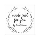 Nur für Sie geschaffen Lavender Hearts Kranz Permastempel (Design)