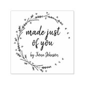 Nur für Sie geschaffen Lavender Hearts Kranz Permastempel (Design)