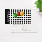 Nur für Sie Geschenke Karte schwarz und weiß Polka (Schreibtisch)