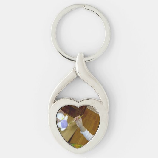 Nur für Sie Herz Keychain von RoseWriter Schlüsselanhänger (Vorderseite)