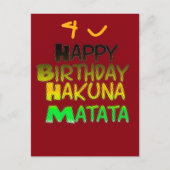 Nur für Sie Horizontale Vorlage verschieben Postkarte (Vorderseite)