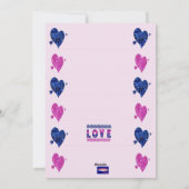 Nur für Sie im Valentinstag! Feiertagskarte (Rückseite)