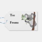 Nur für Sie Koala Bär Geschenkanhänger (Rückseite Horizontal)