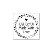Nur für Sie, mit Liebe gemacht, kleine Unternehmen Gummistempel (Prägung)
