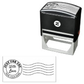 Nur für Sie mit Liebe Postmark Briefmarke Ihr Name Permastempel (Beispiel)