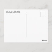 Nur für Sie - Papier-Rose Postkarte (Rückseite)