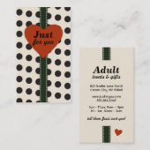 Nur für Sie Visitenkarten Visitenkarte (Vorne/Hinten)