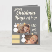 Nur für Sie Weihnachten huggen Fotos grau weiß (Vorderseite)