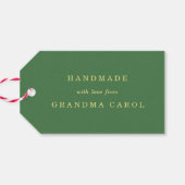 Nur für Sie Zucker Cookie individuell Geschenkanhänger (Rückseite Horizontal)