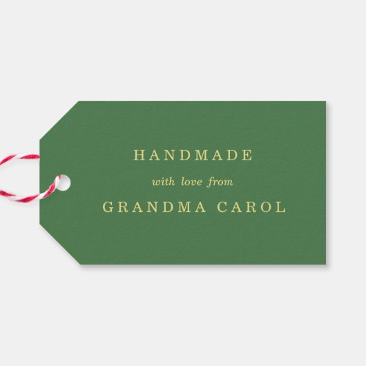 Nur für Sie Zucker Cookie individuell Geschenkanhänger (Rückseite Horizontal)