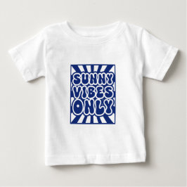Nur für Sonnige Vibes - Vintage Groovy Energy Baby T-shirt