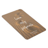 Nur Fußabdrücke Strandangebot verlassen Magnet (Rechte Seite)