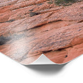 Nur Fußabdrücke verlassen - Zitat des Chefs Fotodruck (Ecke)