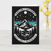 Nur Fußspuren Hinterlassen Nur Erinnerungen Mitneh Karte (Gelbe Blume)