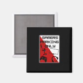 Nur Gamer-Parkplatz 1 Magnet (Vorderseite/Rückseite)