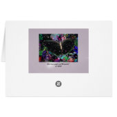 Nur Geborene Karte (Rückseite Horizontal)