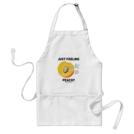 Nur Gefühl Peachy (Peach Anatomy) Schürze (Vorne)